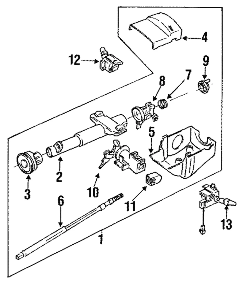 Interruptor de faro genuino GM 1991-1994 Chevrolet Cavalier RS VL Z24 3,1 L 22568383 Foto 3 de 3