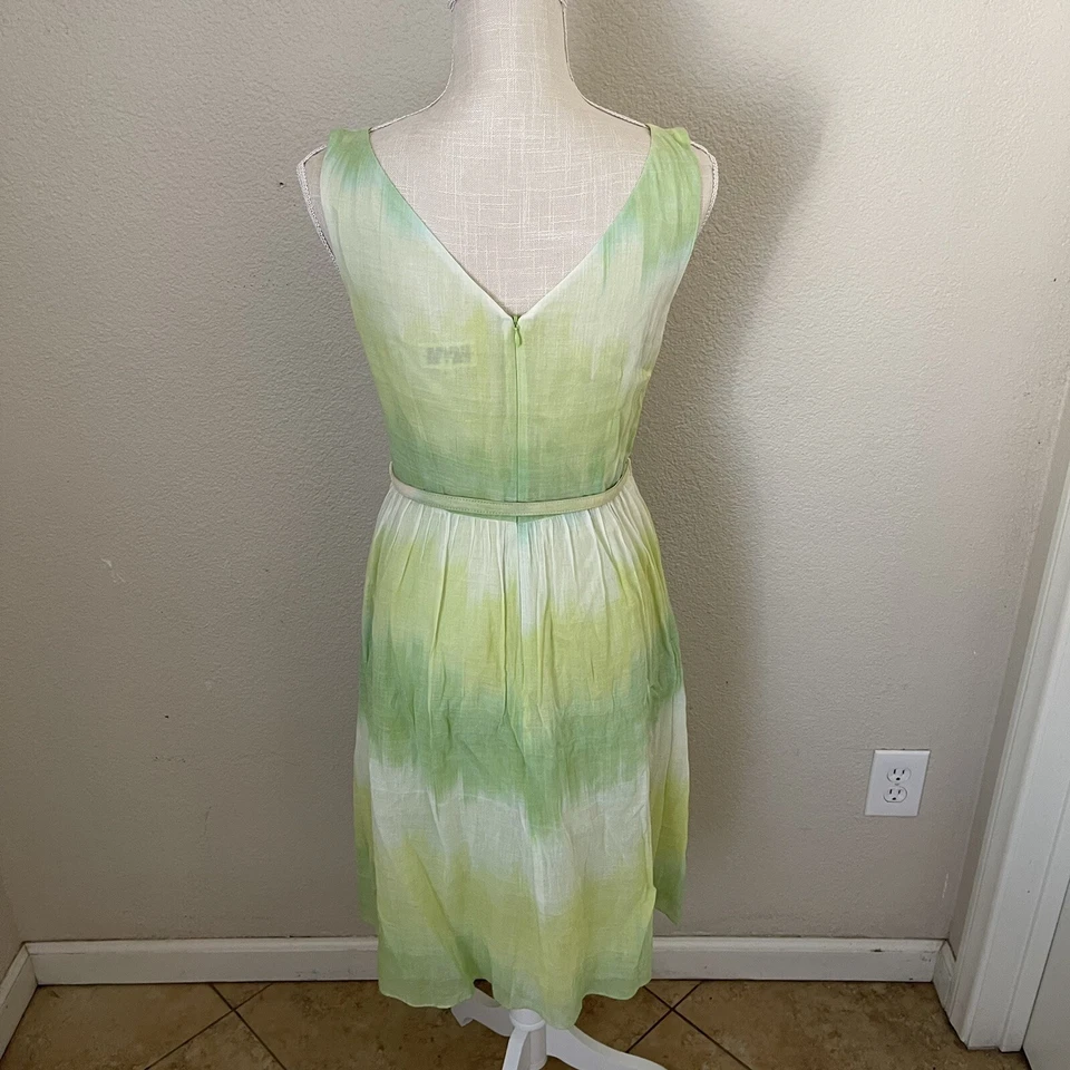 DAVID MEISTER Summer dress Lined Cotton Tank Belted Festival Vibe - Image 3 of 4