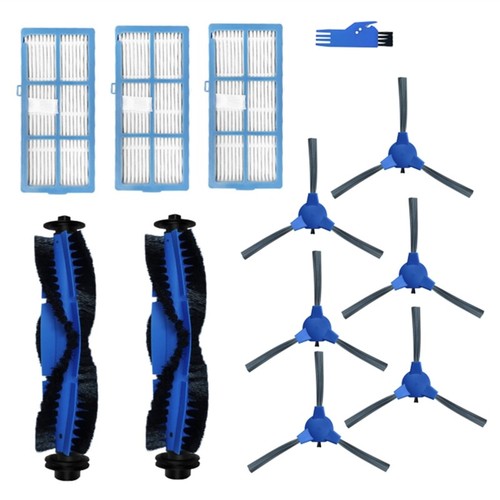 Kit D'Entretien Pour Robot Aspirateur Karcher RCV 3 - 1 Brosse Principale, 6 Brosses Latérales, 6 Filtres, 4 Serpillières