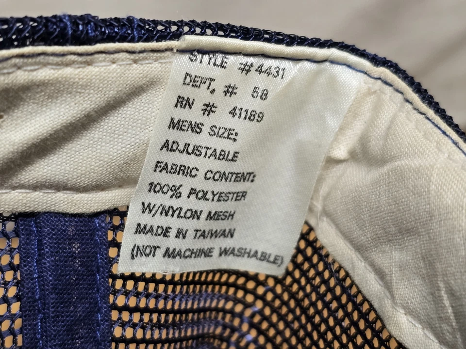 Gorra de camionero azul vintage GMC diésel camión Snapback Foto 4 de 4