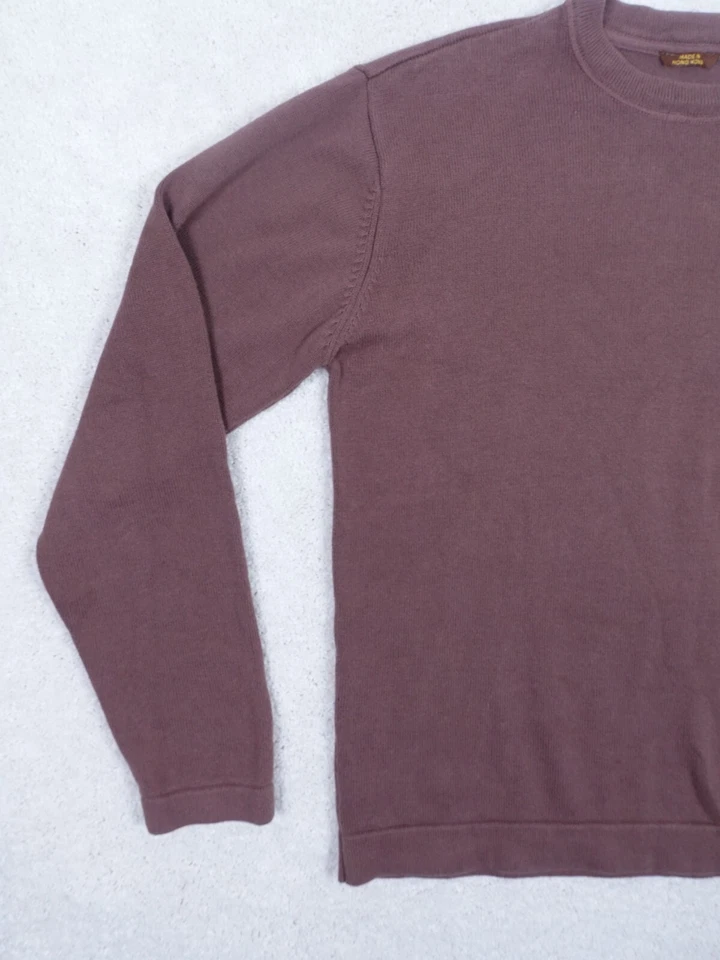 Suéter Vintage Hang Ten 100% Algodón Marrón Manga Larga Gris Pequeño Para Hombre Foto 4 de 4