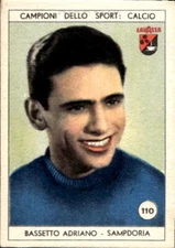 Lavazza 1950 Sports Champions Figure No. 110 Sampdoria Bassetto