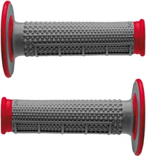 Renthal Dual Compound Tapered MX Grips-Red - Motocross Dirtbike Offroad