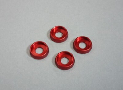 Arrowmax Unterlegsscheiben M4 Alu (4) Rot