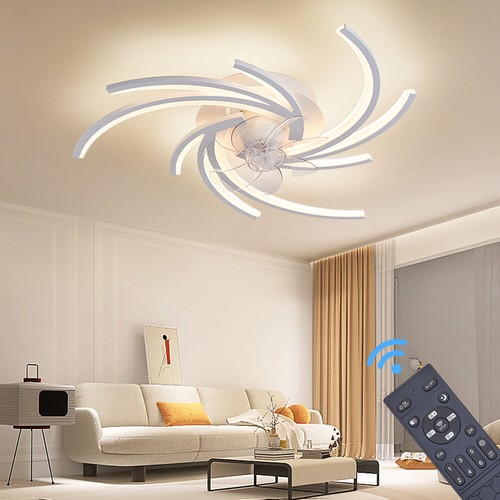 Ventilador de Techo Alta Calidad Nuevo LED Plafones Mando a Distancia fanlight - Imagen 14 de 15