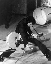 8x10 Print Elvis Presley on Stage Performing #EPW