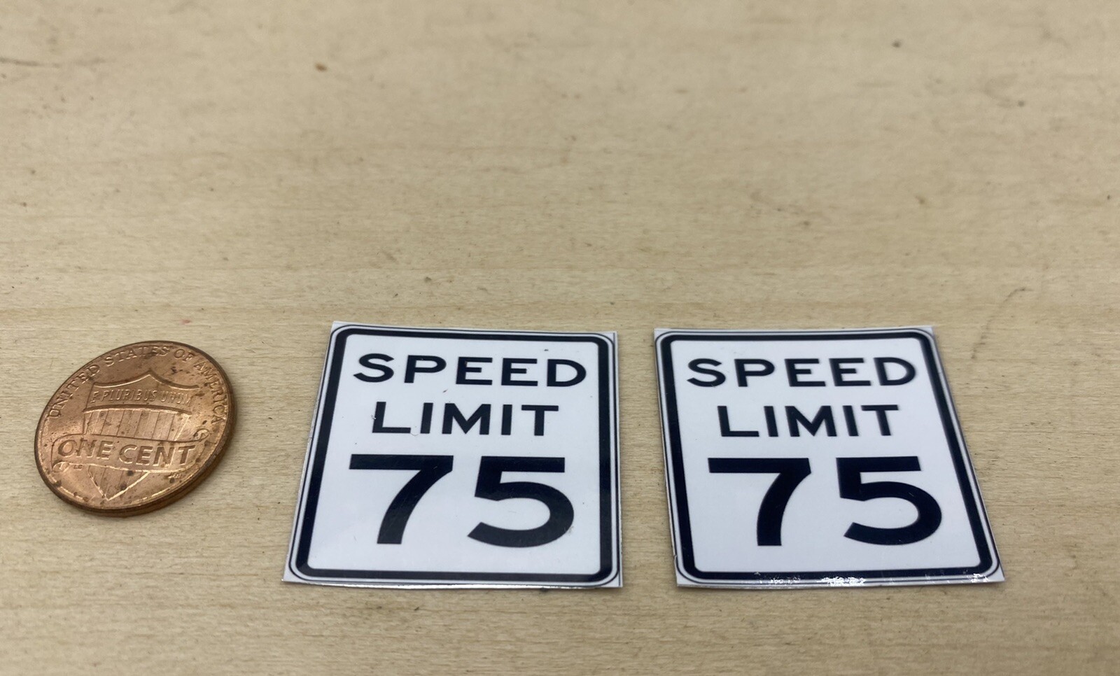 1/18 scale 75 MPH Signs for Diecast Model Car Dioramas | eBay