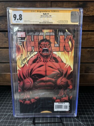 Hulk #1 (2008) - CGC SS 9.8 Signed By Loeb - 1st App Red Hulk - Thunderbolts MCU - Picture 1 of 3