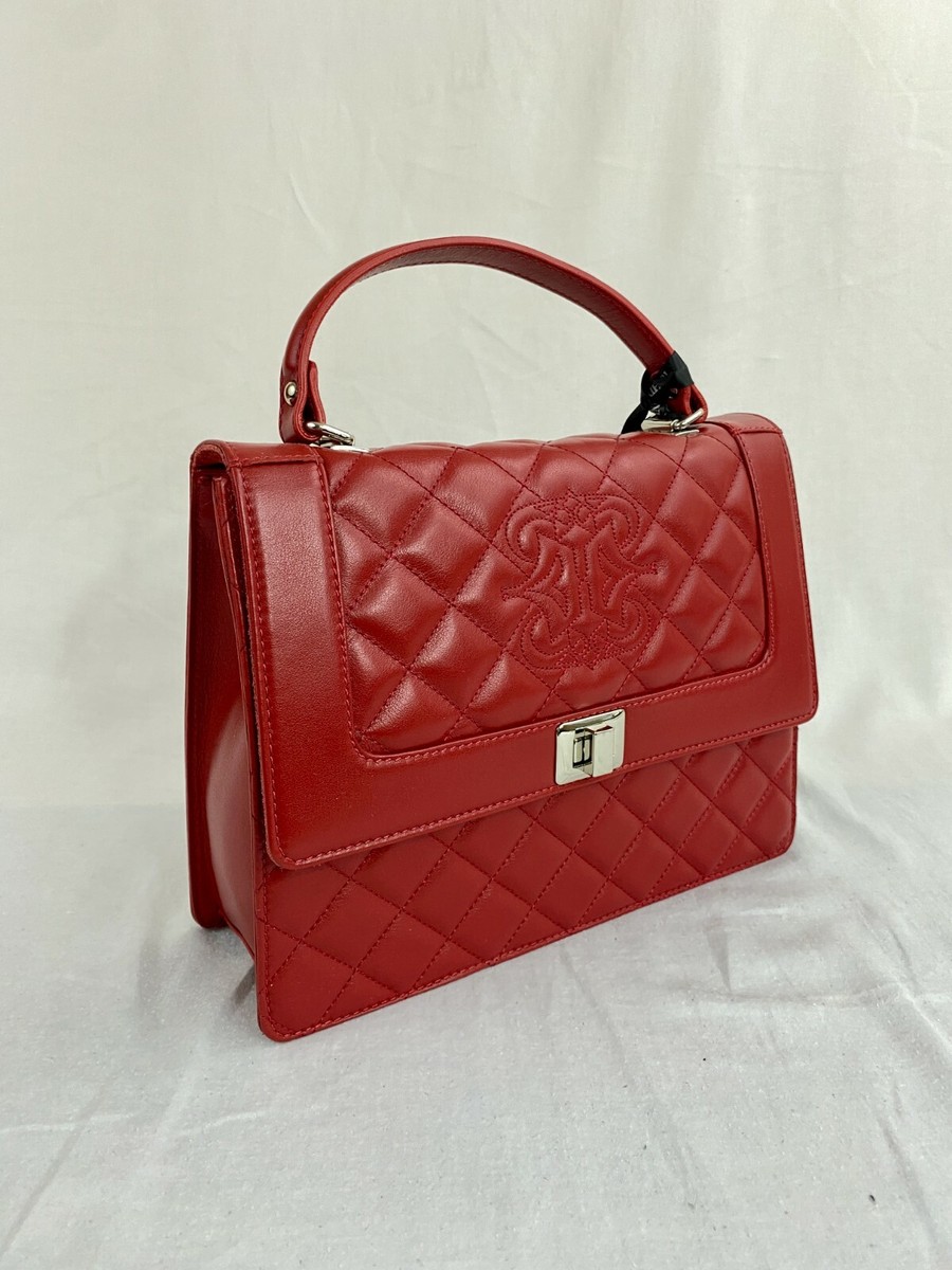 RIpani 7245 Red Quilted Leather Crossbody Sling Bag / Clutch  display picture 3