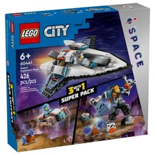 Lego 60441 3in1 Space Pack: 60428 Mech, 60430 Interstellar Ship, 30663 Hoverbike