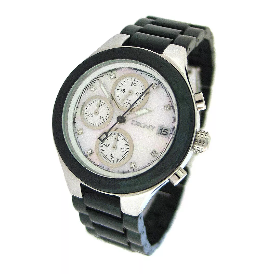 Dkny mother of pearl ladies clearance watch