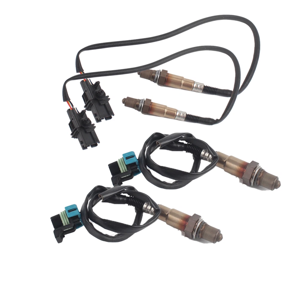 4 sensores de oxígeno O2 aguas arriba y aguas abajo para Cadillac CTS y SRX y XLR 2004 Foto 2 de 4