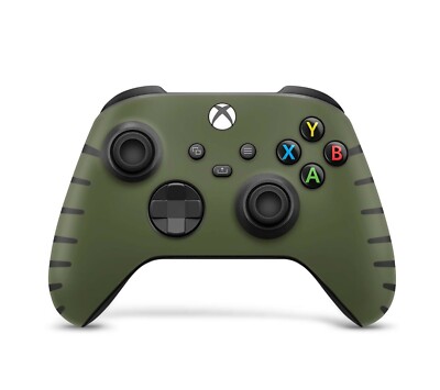 Xbox Series X S Controller Aufkleber Skin Schutzfolie Skins Solid State olive