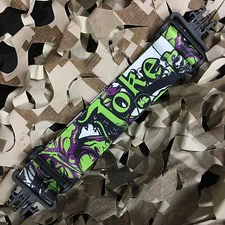 NEW KM Paintball V-Force Grill Mask Goggle Strap - Limited Edition Joker Lime