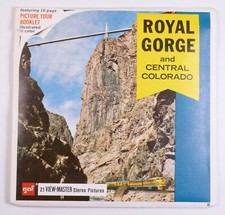 View-Master Royal Gorge  Central Colorado 3 reel packet/booklet A323