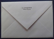 Enveloppe et carte Brigitte BARDOT - La Madrague Saint-Tropez (11,5 x 16 cm)