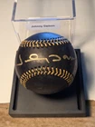 Johnny Damon Signed Autographed Black MLB Baseball Red Sox Fanatic Auth