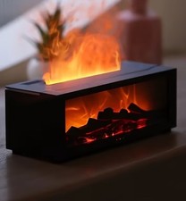 LED Kamin Deko Tischkamin mit Flammen Effekt & Fernbedienung