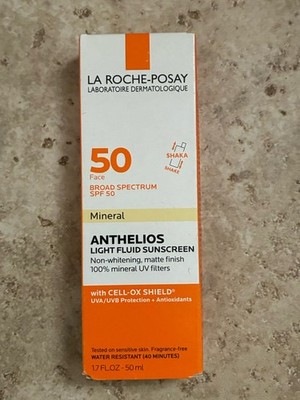 La Roche Posay Anthelios Mineral SPF 50 Light Fluid Sunscreen 1.7oz NEW EXP 2027