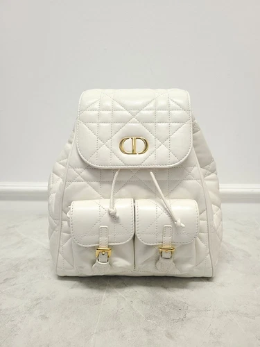 Sac à dos Dior Latte Macrocanage Lamb Caro Medium 126953505