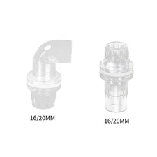 Aquarium Hose Adapter DIY Plumbing Accessory Acrylic Converter Secure Connection