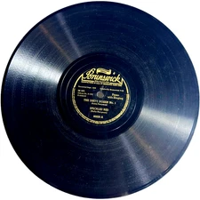 Dirty Dozen No. 1 & 2 Speckled Red Brunswick 80020 10" Shellac Record