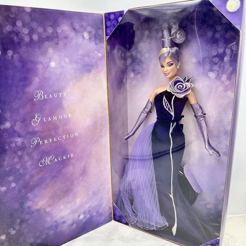 Vintage Barbie Bob Mackie 2001 The Sterling Silver Rose Collector Edition NIB