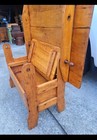 Pine Tilt Top Tavern Table Settee 19th Century (E) — photo 4