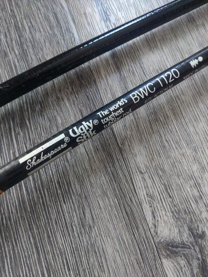 Vintage Lot of 2 Shakespeare Ugly Stiks. BWC1120 6' & CAL 1100 6'6". Both 1 Pcs. - Image 2 of 4