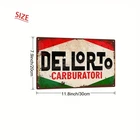 DELLORTO CARBURATORI Vintage Tin Metal Signs Home Décor 8x12