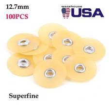 Dental SOFLEX Composite Finishing Polishing Discs 12.7mm Superfine 100pcs