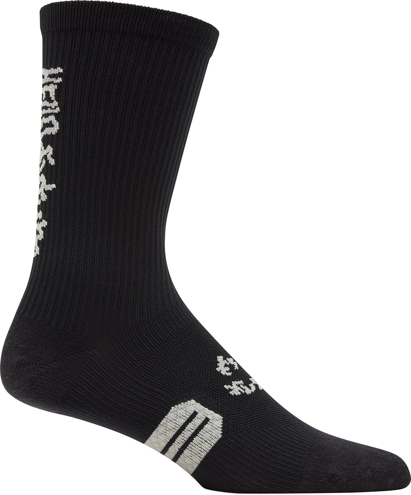 Fox Ranger Hello Future Cycling Socks Black 8 Inch Cushioned Arch Support Bike