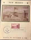 #944 Kearney Expedition, New Mexico, FDC on Staehle card, 7"x5.5", minor stain