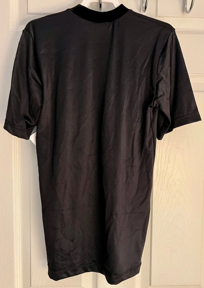 CAMISA DE RENDIMIENTO GK PARA HOMBRE X-PEQUEÑA NEGRA NYLON TERCIOPELO TRIPULACIÓN BAILE SKATE Talla AXS Foto 4 de 4