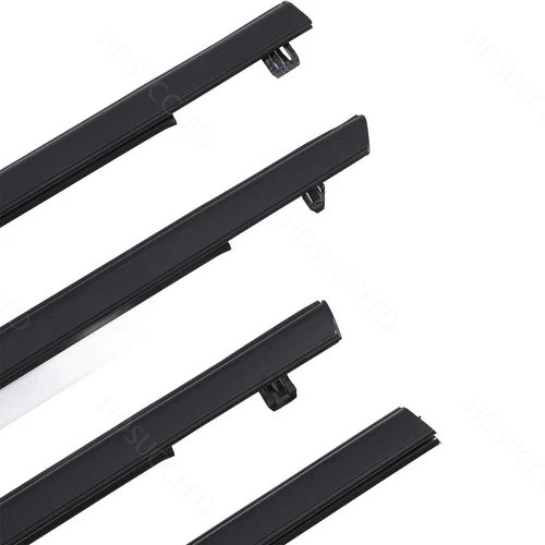 4pcs Door Window Reveal Molding Weatherstrip Fit For 2008-2009 Pontiac G8 GT GXP - Picture 11 of 14