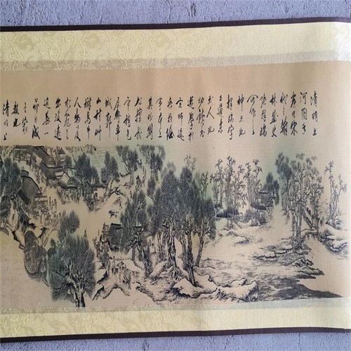 China Old long Scroll, Along the River During the Qingming Festival, painting - Picture 5 of 8