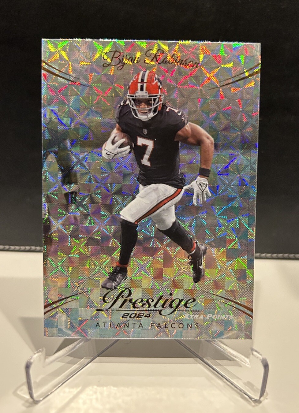 Bijan Robinson - Xtra Points Hyper - 2024 Panini Prestige NFL