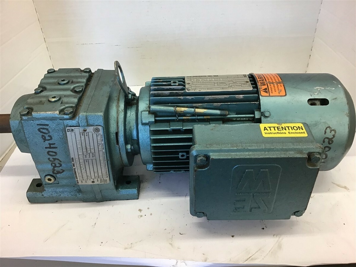 Sew-Eurodrive DFT80K4BMG1HR Gear Motor w/ Brake 3/4 HP 208