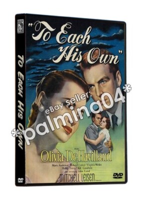 To Each His Own (1946) DVD MOD Olivia de Havilland John Lund NTSC REG 1 RARE!