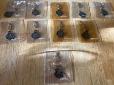 Vtg! Lot Of 10- North American Hunting Club Eagle Charm Zip Pull Dangle Medal