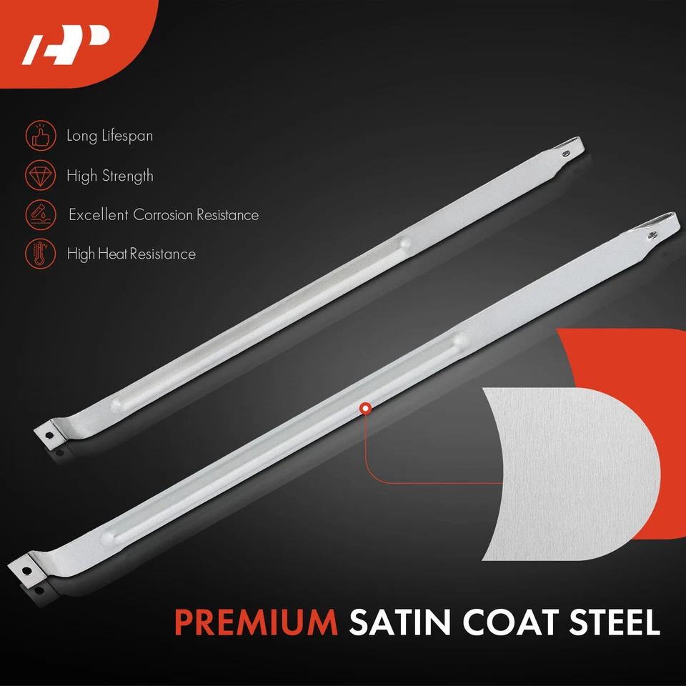 Nuevas correas de tanque de combustible de acero 2 piezas para Chevy Camaro Pontiac Firebird 1970 1971-1973 Foto 3 de 4