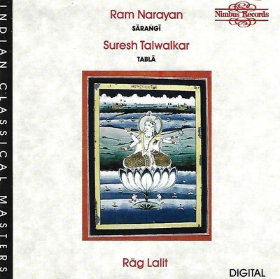 Ram Narayan Sarangi Suresh Talwalkar Tabla - Rag Lalit (CD, 1989)