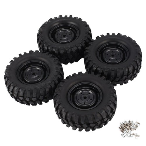 4Pcs 96mm 110mm 1.9 Inch Reusable Beadlock Wheel Rim Tires Set for Traxxas AXIAL - Bild 3 von 13