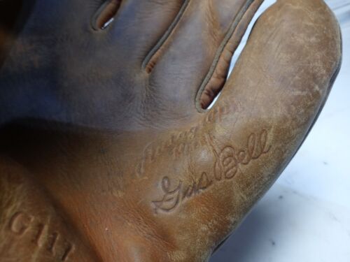 VTG Antique MacGregor G117 Autorgraph Model Gus Bell Baseball Glove RHT Made USA - Picture 9 of 11