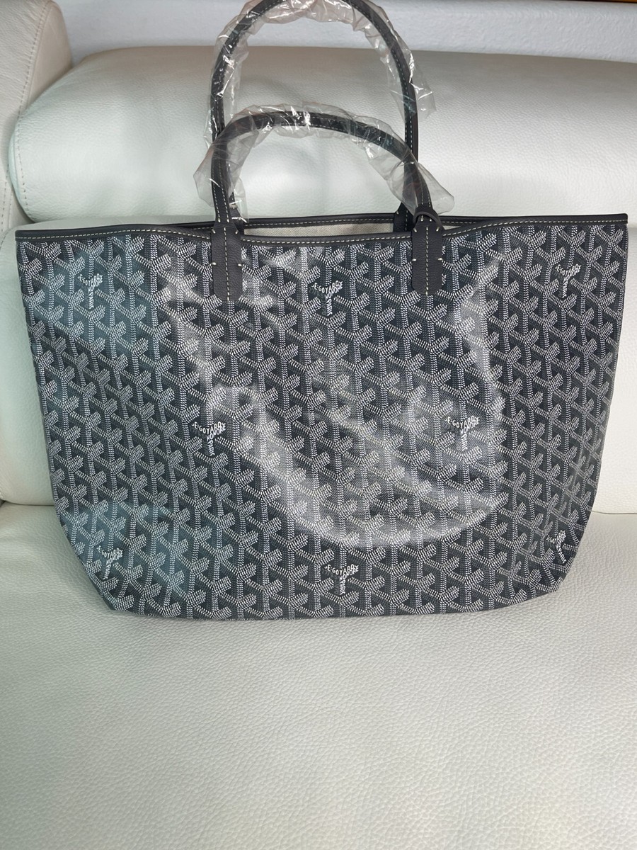 Grey Goyard St. Louis PM Tote - Gorgeous Grey Goyardine | eBay