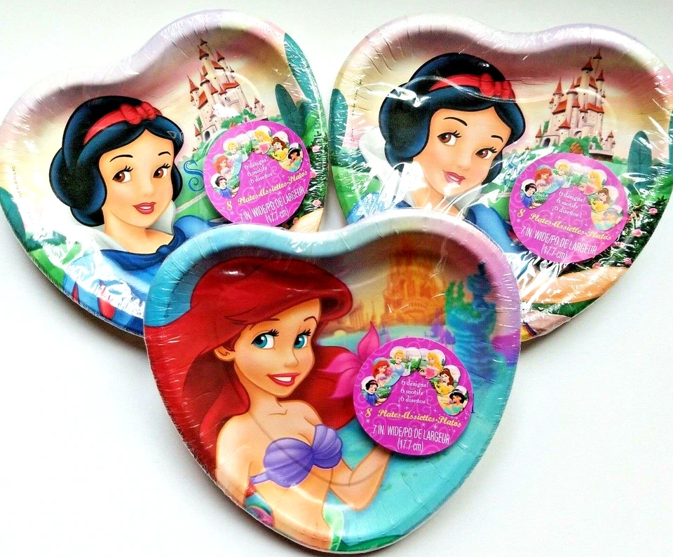 Nuevo DISNEY PRINCESS Fiesta de Cumpleaños Platos de Papel Servilletas Tazas Favores Bolsas de Golosinas Foto 4 de 4