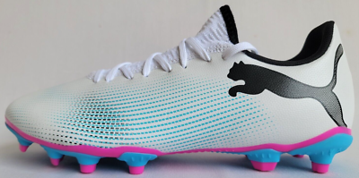 Mens Size 10 White Puma Future 7 Play FG/AG Soccer Cleats 107723