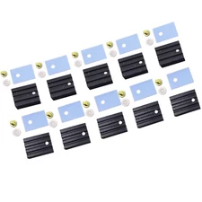 US Stock 10 Units Black Heat Sinks Insulation Bushing And Film TO-220