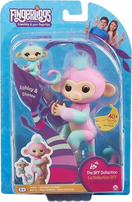 Fingerlinge Affe Ashley & Chance selten brandneu im Karton Mama & Baby 