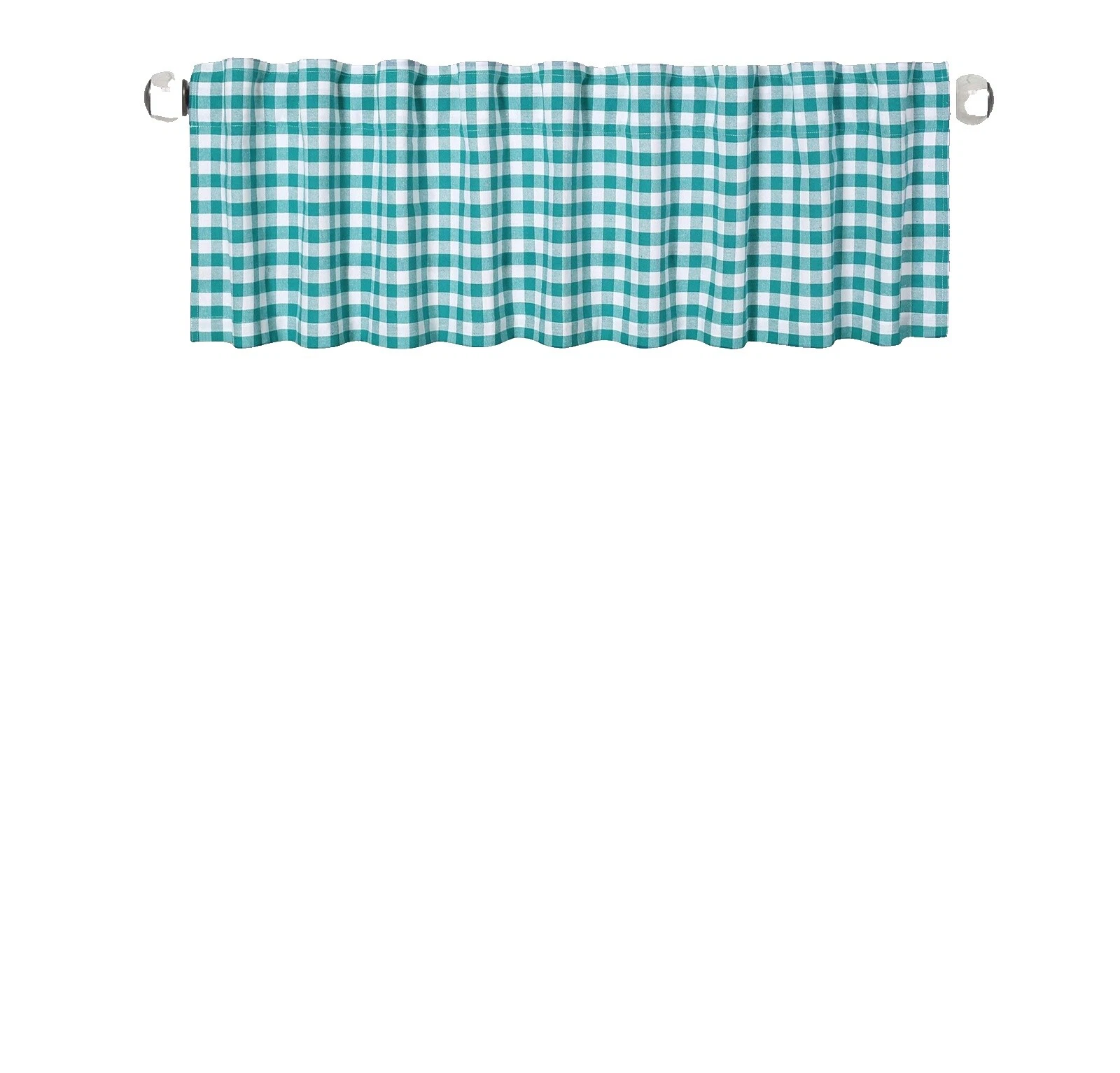 Cotton Checked Window Curtains & Drapes